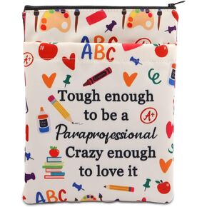 Paraprofessional Book Sleeve Para Teacher Book Cover New Paraprofessional Gift Back to School Gift Appreciation Gift for Paraprofessional (Paraprofessional)