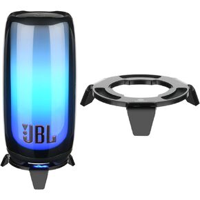 TXEsign Table Stand for JBL Pulse 4/Pulse 5 Portable Bluetooth Speaker Acrylic Desktop Holder Mount for JBL Pulse Speaker Bracket with Anti Slip Base (Black)