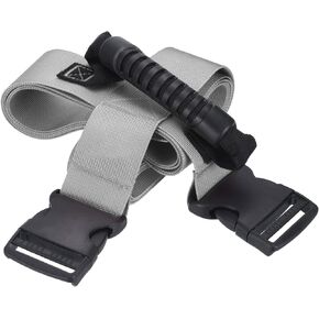 PATIKIL Carrying Strap with Handle, Cross Style Adjustable Nylon Belt for Moving Lifting Boxes Grocery Luggage, Black