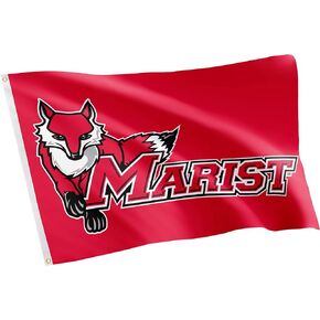 Desert Cactus Marist College Red Foxes Flags Banners 100% Polyester Indoor Outdoor 3x5 (Style 1)
