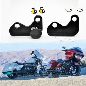 2020 street glide lowering kit for harley touring road king 2017 accessories 2018 2021 electra motorcycle rear shocks, black, 2