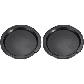 MECCANIXITY Guitar Sound Hole Cover,3 Inch Dia Acoustic Guitar Covers Soft Rubber Feedback for Acoustic Guitar Pack of 2,Black