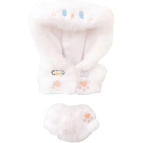niannyyhouse 10cm~15cm 20cm 40cm Plush Doll Clothes Hoodie Pants Milk Bear Outfit Doll Accessories Dress Up (10cm~15cm)