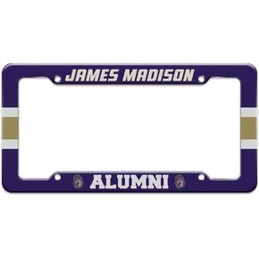 James Madison University Alumn License Plate Tag Frame