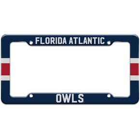 Florida Atlantic University Stripe License Plate Tag Frame