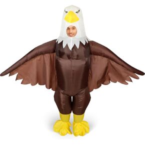 Halloscume Inflatable Bald Bird Costume for Adult Funny Blow up Costume Independence Day Halloween Costume Cosplay Party Prop in Saudi Arabia