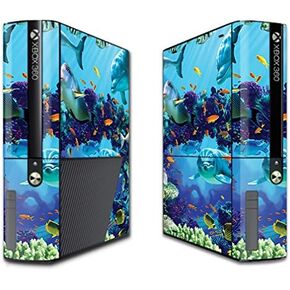 MightySkins Skin Compatible with Microsoft Xbox 360E (3rd Gen) – Ocean Friends | Protective, Durable, and Unique Vinyl Decal wrap Cover | Easy to Apply, Remove, and Change Styles | Made in The USA
