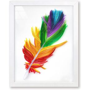 مجموعة اللف الورقية Uniquilling للبالغين المبتدئين، ريش 8 * 10 بوصة، مجموعة رائعة من أدوات الرسم الورقية DIY أدوات اللف، ديكور جدار غرفة المنزل أفضل الهدايا (أساسية) in Kuwait