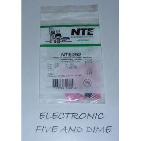 NTE Electronics NTE292 PNP Silicon Complementary Transistor, Medium Power, Switch, 130V, 4 Amp