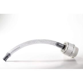 High-Flow Spout Compatible with Scepter 5 Gallon Plastic Military Fuel Cans -Easy Thread Nozzles with Filter and Dust Cap (3/4" O.D./12" Long)