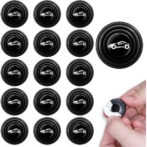 syihah 16 PCS Car Door Shock Absorber, Universal Car Door Protection Sticker, PVC Car Door Side Shock Absorbing Protection Stickers
