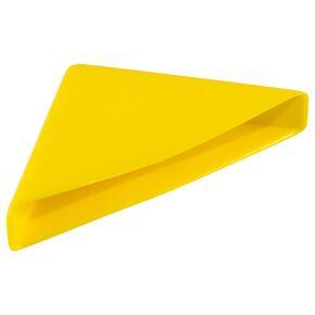 Caplugs 99395342 Plastic Corner Cap WCC-0500, Vinyl, Corner Covers for Glass or Metal Plate. Plate Thickness 1/2", Yellow (Pack of 30)