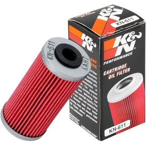 K&N Motorcycle Oil Filter: High Performance, Premium, Designed to be used with Synthetic or Conventional Oils: Fits Select Sherco, Husqvarna Vehicles, KN-611