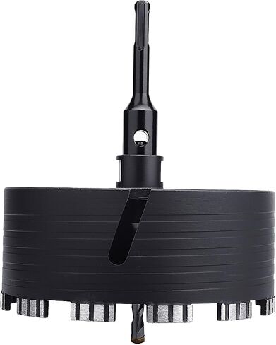 6 inch / 152mm Dry Core Drill Bit with SDS Plus Adapter for Concrete | for Dry/Wet Drilling Granite Marble Masonry Concrete Brick Stone and Block (152mm (6 inch)) in Saudi Arabia