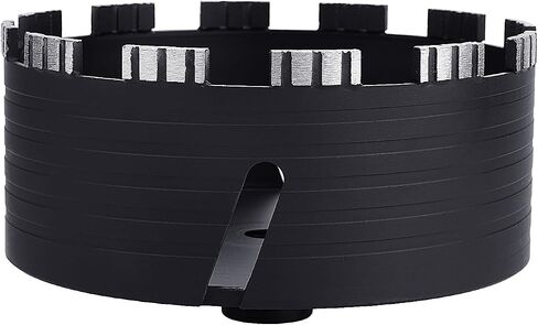 6 inch / 152mm Dry Core Drill Bit with SDS Plus Adapter for Concrete | for Dry/Wet Drilling Granite Marble Masonry Concrete Brick Stone and Block (152mm (6 inch)) in Saudi Arabia