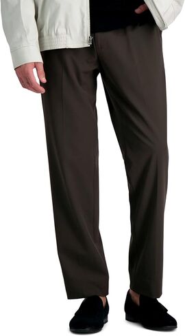 J.M. Haggar Men's Slim Fit Flat Front Super Flex Waistband Stretch Dress Pant in Saudi Arabia