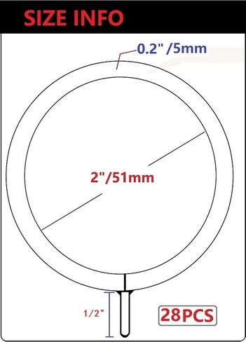 Curtain Ring Metal 42-Pcs 2.0 inch Inner Diameter with Eyelets fit up 1.5 inch Rod (Black,42) in Saudi Arabia