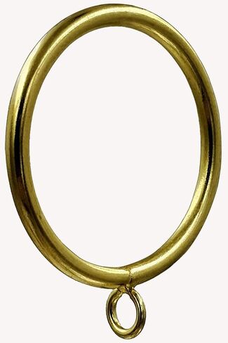 Curtain Ring Metal 42-Pcs 2.0 inch Inner Diameter with Eyelets fit up 1.5 inch Rod (Black,42) in Saudi Arabia