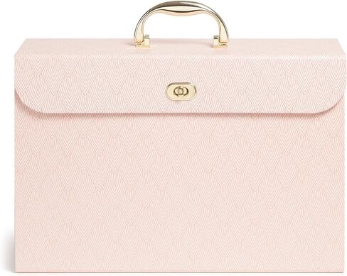 مجلد ملفات قابل للتوسيع 19 جيبًا من U Brands Pretty in Pink، لوازم تنظيم المكتب، 15.4 × 5 × 10.5 بوصة، عدد 1 in Kuwait