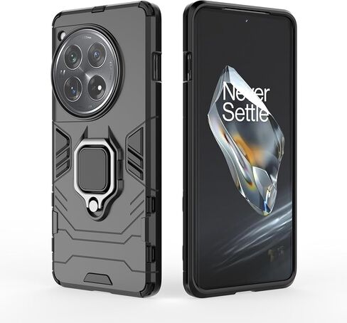 حافظة CNPUTAO لهاتف Oneplus 12 5G بمسند مع واقي شاشة من الزجاج المقوى، غطاء هاتف هجين عالي التحمل بطبقة مزدوجة مضادة للخدش، أزرق in Kuwait