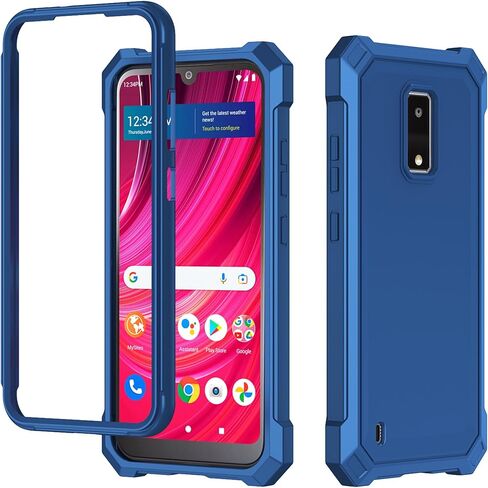 Mocotto for BLU View 4 Phone Case with Tempered Glass Screen Protector,Slim Soft Silicone Full-Body Protective Case for BLu View 2 2023 (Rose Gold) in Kuwait