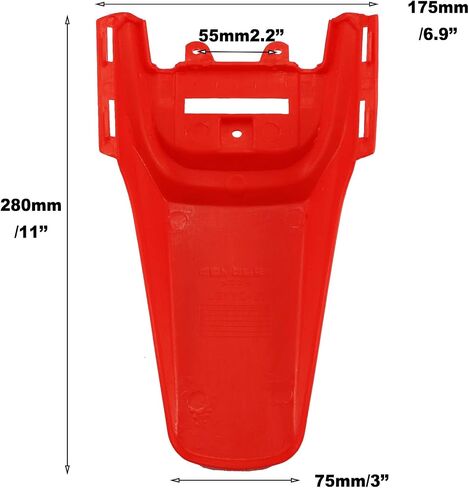 واقي الطين الخلفي البلاستيكي من PRO BAT XR50 CRF50 Style 110 125CC PIT PRO Trail دراجات ترابية صغيرة صينية Thumpstar، أزرق in Kuwait
