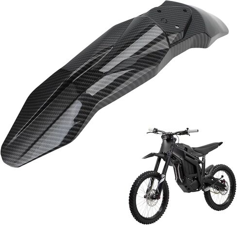 CHANGCHENG Motorcycle Front Fender Talaria Mud Guard Protector Carbon Fiber Pattern Mudguard for Talaria Sting X3/MX3/MX4 Electric Dirt Bike in Saudi Arabia