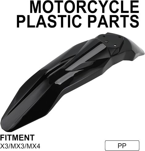 CHANGCHENG Motorcycle Front Fender Talaria Mud Guard Protector Carbon Fiber Pattern Mudguard for Talaria Sting X3/MX3/MX4 Electric Dirt Bike in Saudi Arabia