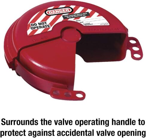 Master Lock 481 Lockout Tagout Rotating Gate Valve Lockout,Red in Saudi Arabia