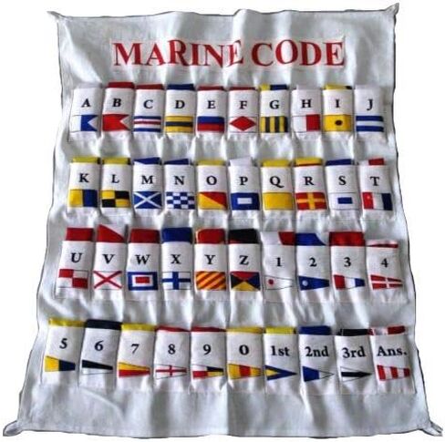 Brass Blessing Naval Signal Flag Set with Case Cover - Nautical Decor Maritime Marine Boat Yacht : (40 Flag Set : 100% Cotton) in Saudi Arabia