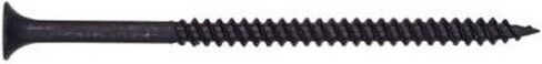 The Project Center 40908 Fine Thread 6 by 2-1/4 Drywall Screw with Phillips Drive, Black in Saudi Arabia