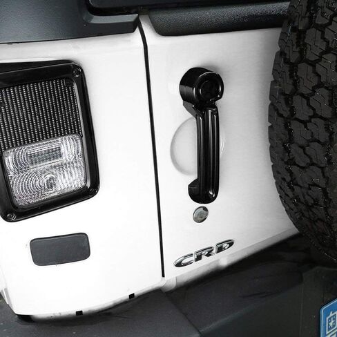 JeCar Door Handle Covers Tailgate Handle Covers Exterior Accessories for 2007-2018 Jeep Wrangler JK JKU / 2008-2012 Jeep Liberty / 2007-2011 Dodge Nitro, Red in Saudi Arabia