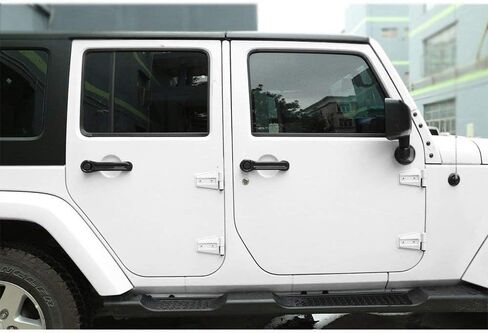 JeCar Door Handle Covers Tailgate Handle Covers Exterior Accessories for 2007-2018 Jeep Wrangler JK JKU / 2008-2012 Jeep Liberty / 2007-2011 Dodge Nitro, Red in Saudi Arabia