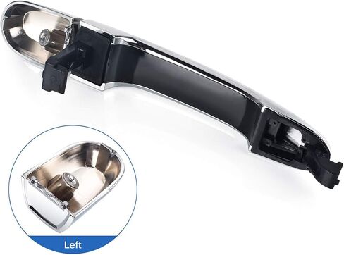 FAERSI Exterior Door Handle Rear Left Driver Side Chrome Handle Replacement for Kia Sorento 2011 2012 2013 2014 2015, OE 826512P010 836522P010 in Kuwait