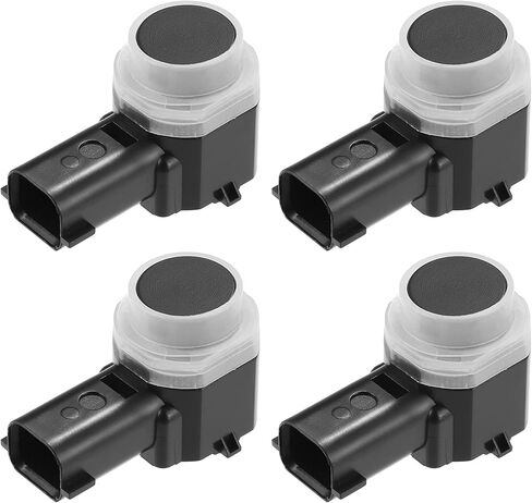 VekAuto 4 Pcs PDC Reverse Parking Assist Sensor Compatible for Ford Explorer 2011-2015, for Ford Flex 2013-2019, Durable ABS Plastic Black Rear Bumper Parking Assist Sensor in Saudi Arabia