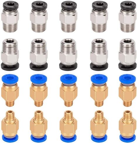 10 قطع تركيب هوائي PC4-M6 من Aokin و10 قطع تركيب هوائي PC4-M10 لـ Creality Ender 3/3 Pro/3 V2، Ender 5/5 Pro/5 Plus، CR-10/10S، إلخ in Kuwait
