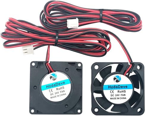 HzdaDeve 24V 4010 Blower Fan DC 24V 2510 Axial Cooling Fan Extruder Hotend Heat Sink Fan for Creality Ender 3 V3 SE/Ender 3 V3 KE 3D Printer Accessories Replacement (2 Pack) in Saudi Arabia
