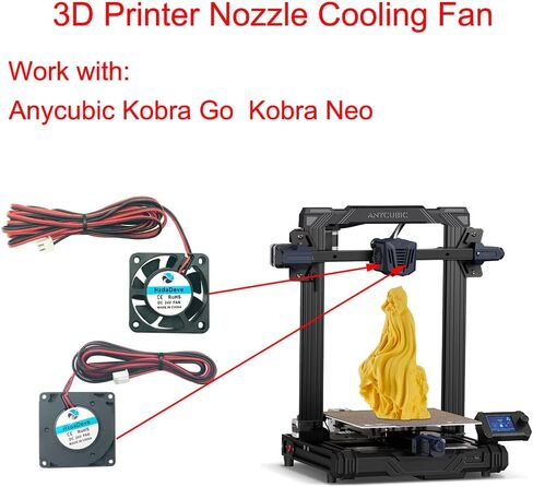 HzdaDeve 24V 4010 Blower Fan DC 24V 2510 Axial Cooling Fan Extruder Hotend Heat Sink Fan for Creality Ender 3 V3 SE/Ender 3 V3 KE 3D Printer Accessories Replacement (2 Pack) in Saudi Arabia