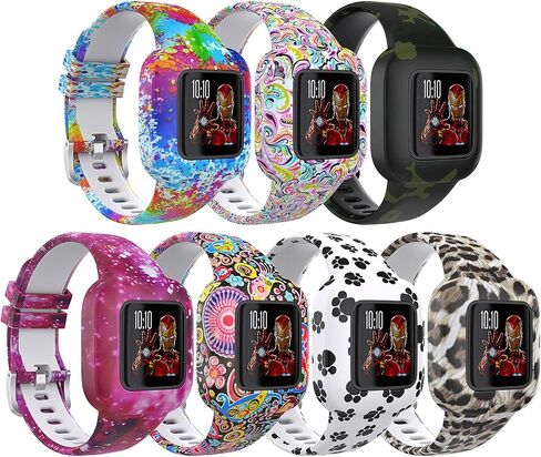 TiMOVO Replacement Band Compatible with Vivofit JR 3, Soft Silicone Strap, Pattern Printed Wristband for Kids in Saudi Arabia
