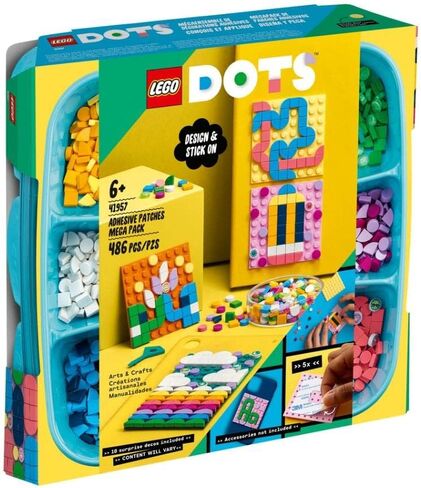 LEGO DOTS 41957 Mega Sticker Set - Art DIY Set | Decorating and creating patterns for children from six years old (486 items) in Saudi Arabia