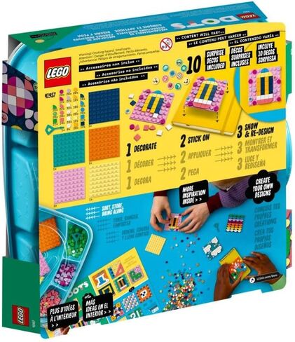 LEGO DOTS 41957 Mega Sticker Set - Art DIY Set | Decorating and creating patterns for children from six years old (486 items) in Saudi Arabia