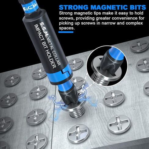 27PCS Phillips Bits #2 Impact 1inch Long Strong Magnetic Drill Bits Anti Slip 1/4 Inch Hex Shank S2 Alloy Steel Impact Ph2 Screwdriver Power Bits Set with Magnetic Bit Holder for Power Drill in Saudi Arabia
