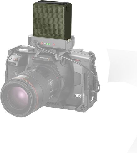 بطارية بديلة SmallRig NP-F970 10500 مللي أمبير في الساعة لجهاز Sony NP-F970 F750 F550، PD 36W USB-C 3.5H شحن سريع، بطارية كاميرا مع شاشة OLED للكاميرا، الشاشة، ضوء فيديو LED، كاميرا فيديو، أخضر - 4577 in Kuwait