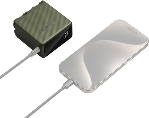 بطارية بديلة SmallRig NP-F970 10500 مللي أمبير في الساعة لجهاز Sony NP-F970 F750 F550، PD 36W USB-C 3.5H شحن سريع، بطارية كاميرا مع شاشة OLED للكاميرا، الشاشة، ضوء فيديو LED، كاميرا فيديو، أخضر - 4577 in Kuwait