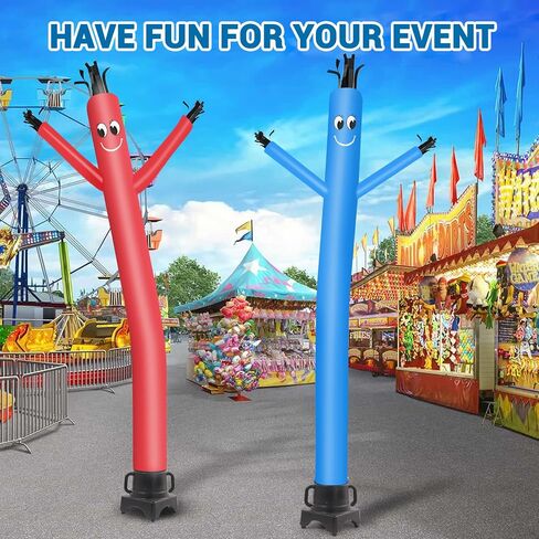 MOUNTO 20ft 18inch Fly Puppet Dancer Tube Man Fly Guy Puppet Dancer (أحمر) in Kuwait