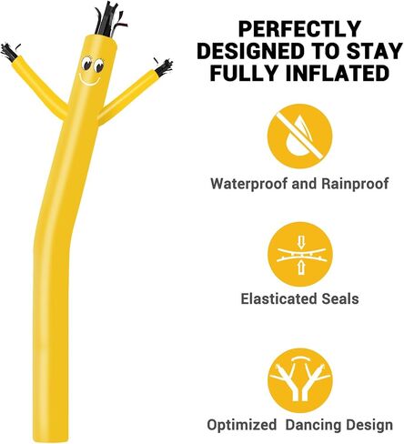 MOUNTO 20ft 18inch Fly Puppet Dancer Tube Man Fly Guy Puppet Dancer (أحمر) in Kuwait