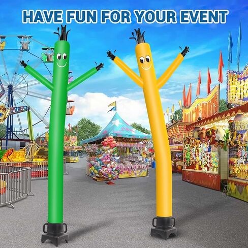 MOUNTO 20ft 18inch Fly Puppet Dancer Tube Man Fly Guy Puppet Dancer (أحمر) in Kuwait