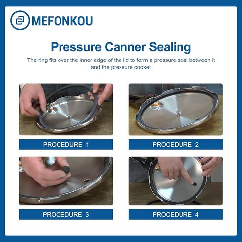 09936 حلقة إغلاق طنجرة الضغط ومقابس الضغط الزائد لمختلف أجزاء بريستو سعة 6 كوارت 09904، 50295 (2/حزمة) in Kuwait