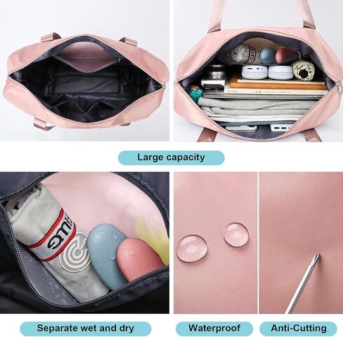 CALUOMATT Foldable Travel Bag Expandable,Rolling Duffle Bag with Wheels,Weekender Travel Bag with Detachable Rolling Wheels for Women and Men,Travel Tote Duffel Bag,Suit Weekend Black in Kuwait