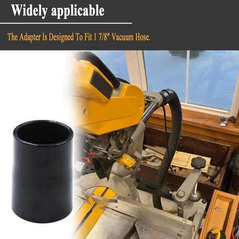 Follde Miter Saw Vacuum Adapter for DeWalt, Dust Collection Adapter Compatible with DEWALT DWS715, DWS716, DWS779, DWS780 Miter Saws Dust Port (Miter Saw Vacuum Adapter * 2 Pcs) in Saudi Arabia
